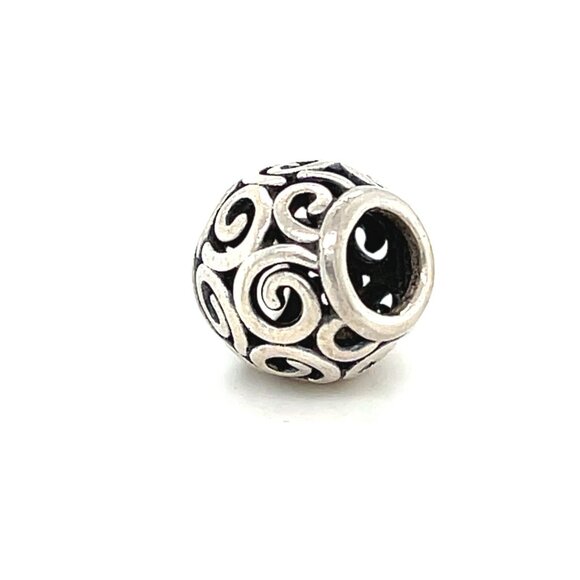 Pandora Round Scroll Charm - Picture 3 of 3